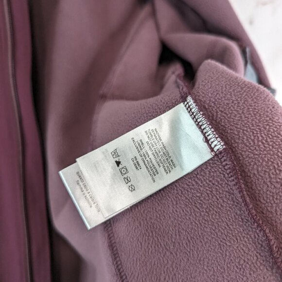 Mountain Hardwear Jacket Womens Large Burgundy Red Softshell Windbreaker Zip - Picture 8 of 9